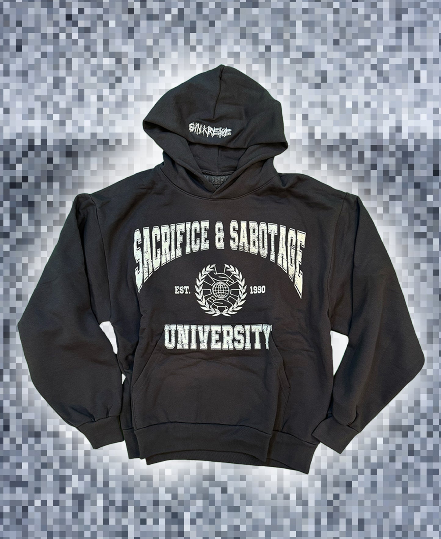 S&S UNIVERSITY HOODIE (WASHED BLUE)