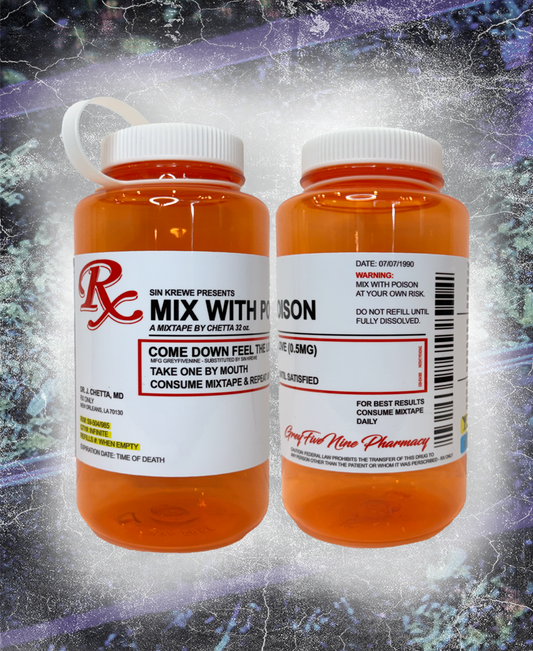 'COME DOWN FEEL THE LOVE' BOTTLE (ORANGE/WHITE)