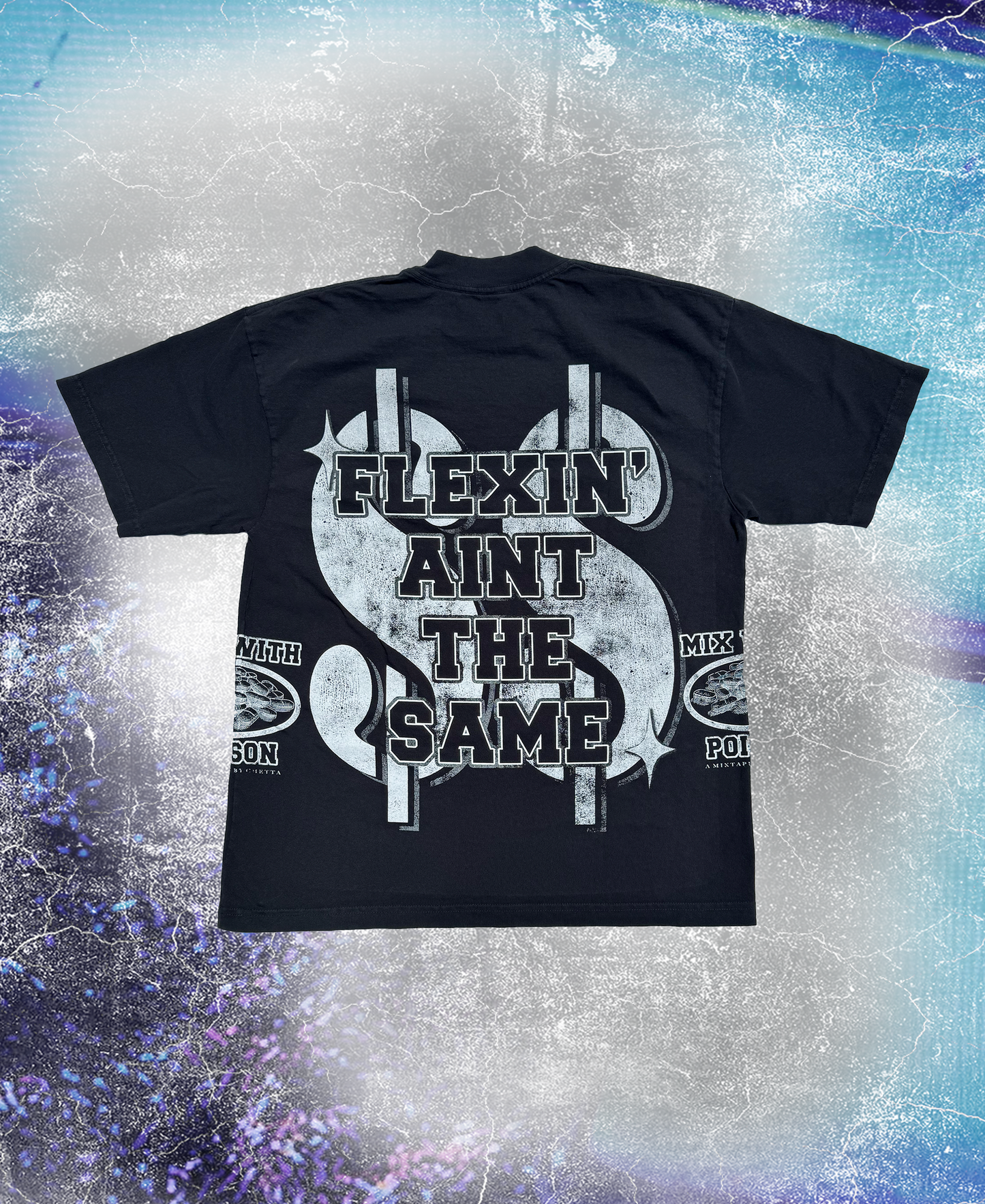 'FLEXING AINT THE SAME' SHIRT (DARK BLUE)