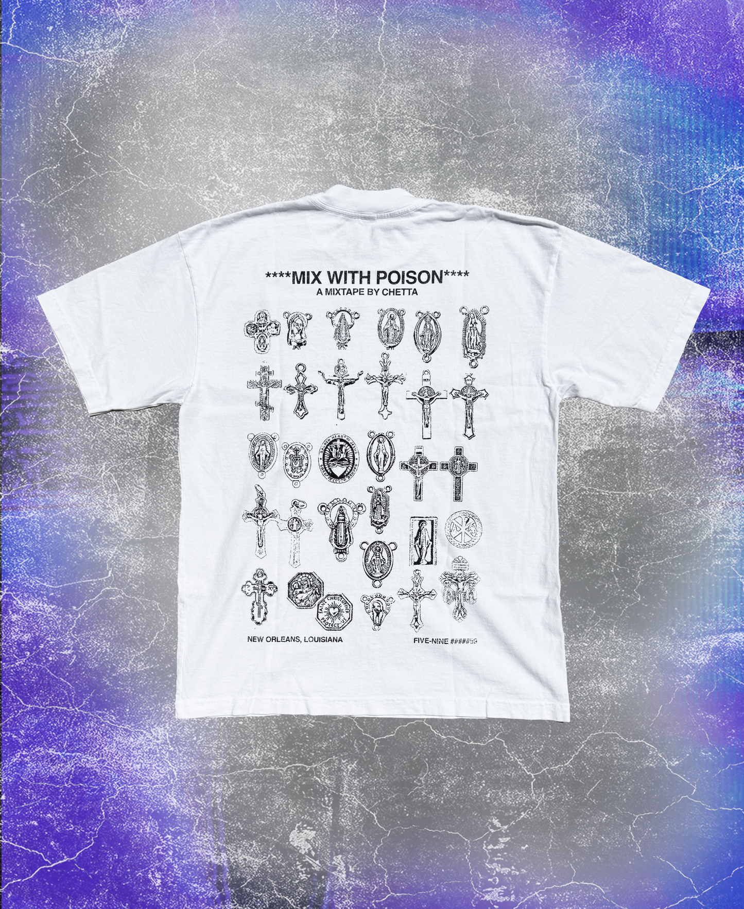 'MIX WITH POISON' SHIRT (WHITE)