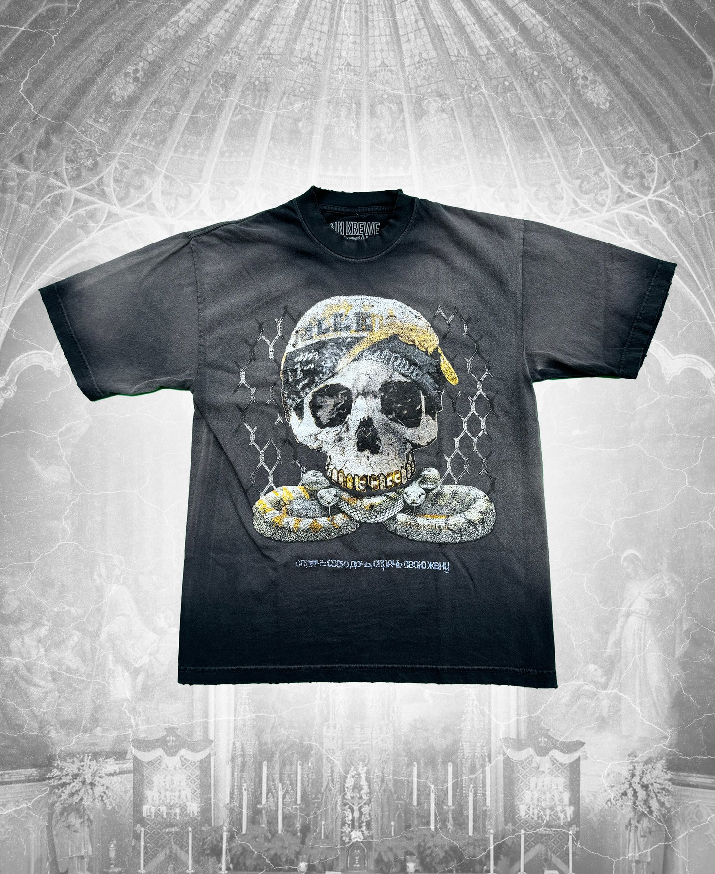 'PAIN 3:16' SHIRT (WASHED BLACK)