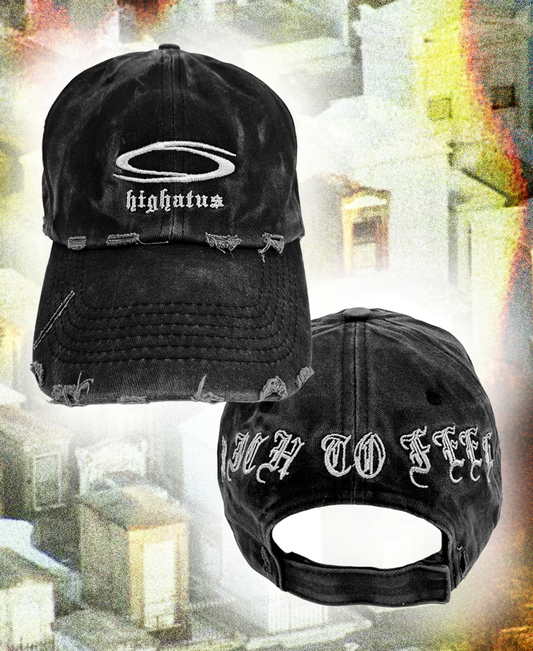 'TOO RICH TO ROT’ CAP (FADED BLACK)